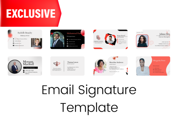 23 Editable Email Signatures for Outlook Graphics