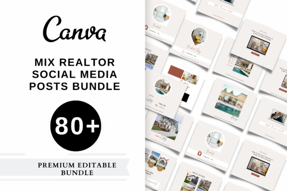 80 Premium Realtor Instagram Template Graphics Review