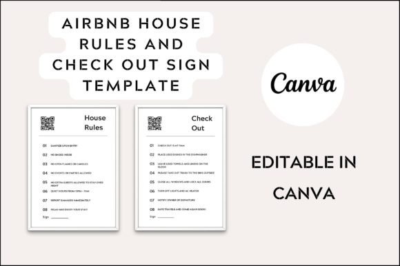 Airbnb Host Rules: Graphics & Print Templates Review