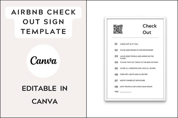 Airbnb Rules Template: Graphics & Print Templates