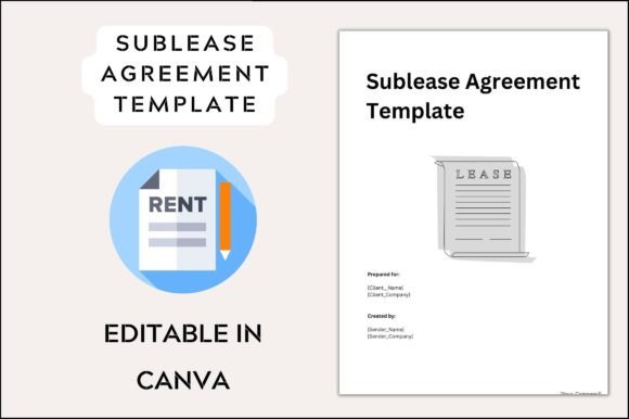 Commercial Sublease Agreement: Graphics for Templates