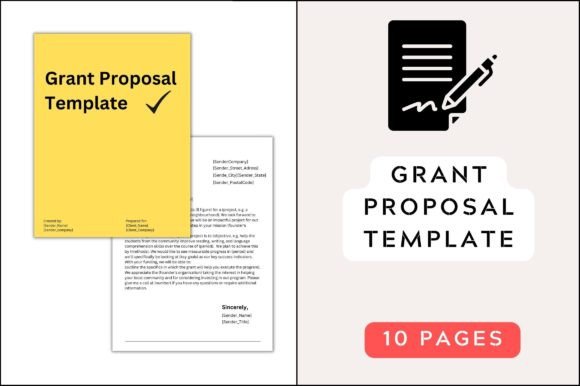 Grant Proposal Template: Premium Graphics for Blog Templates