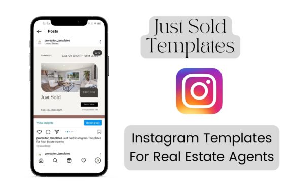 Just Sold Post for Realtors: Premium Graphics & Templates