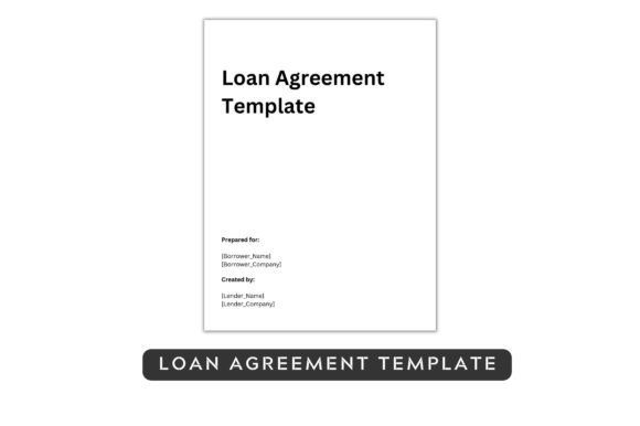 Loan Agreement Template PDF: Graphics for Crafters