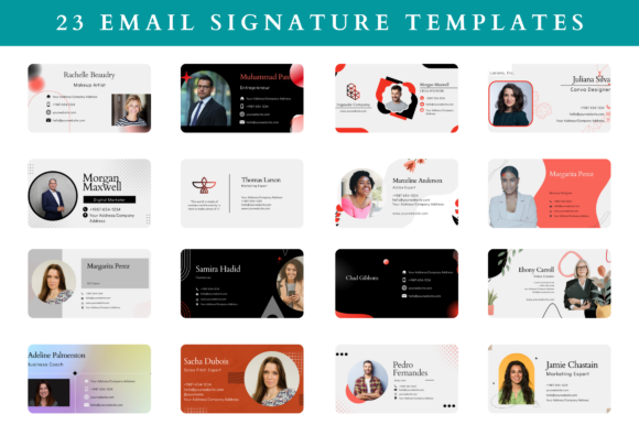 Premium Email Signature Templates: Graphics & Graphic Templates