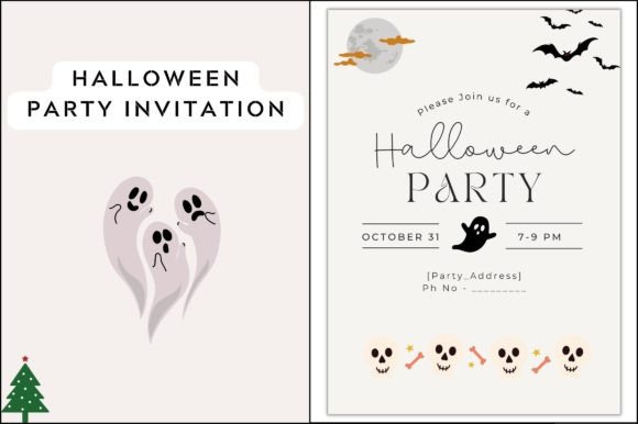 Premium Halloween Party Invitation: Graphics & Graphic Templates