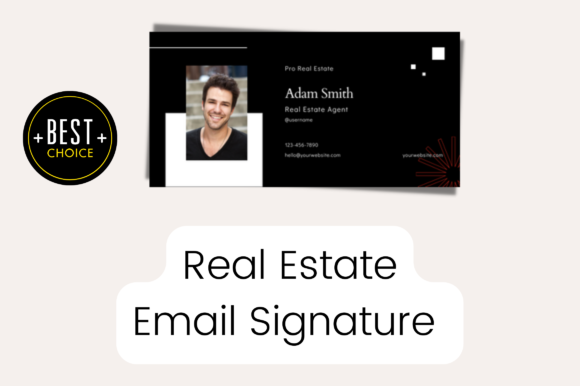 Premium Real Estate Email Signature: Graphics & Templates