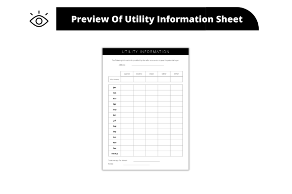 Premium Utility Information Sheet Graphics Review