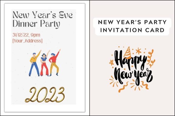 Printable Party Invitation Card: Fresh Graphics & Templates
