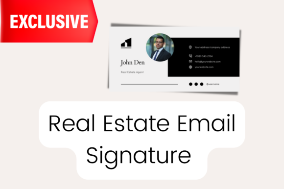 Real Estate Email Signature Templates: Premium Graphics