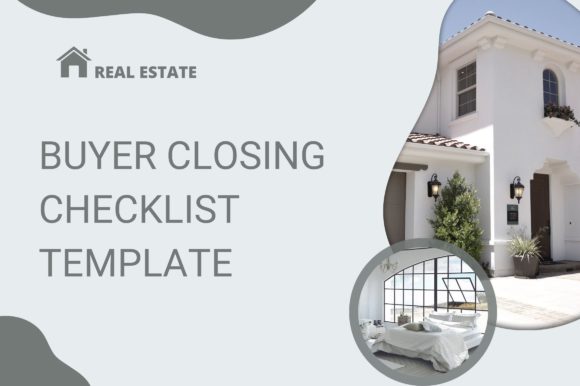 Real Estate Graphics: Closing Checklist Templates