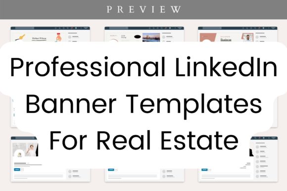 Real Estate LinkedIn Banner: Graphics & Templates