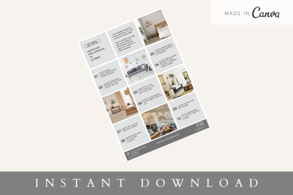 Real Estate Mortgage Tips Flyer: Graphics & Print Templates
