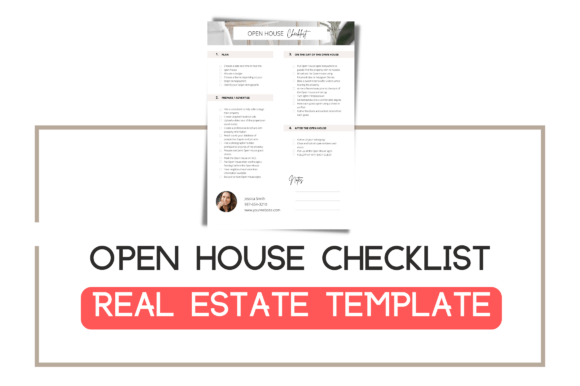 Real Estate Open House Checklist Graphics & Templates