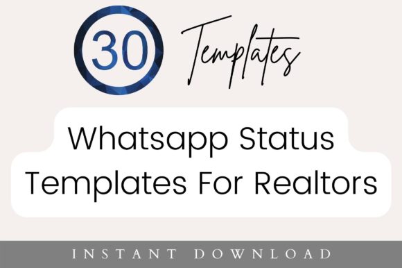 Real Estate WhatsApp Status Graphics for Templates