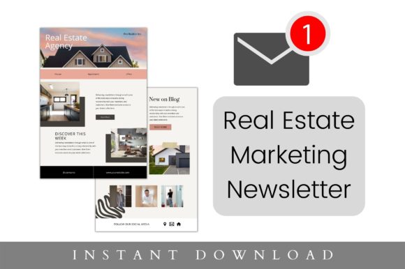 Realtor Newsletter Template: Premium Graphics & Print Templates