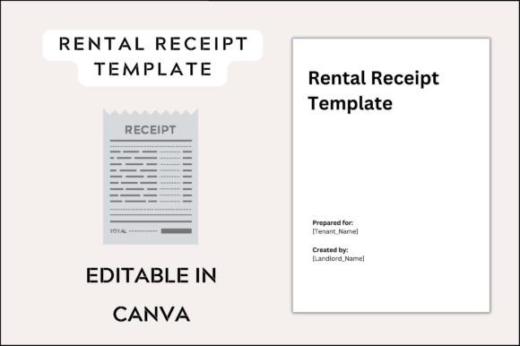 Rental Receipt Template: Premium Graphics for Branding
