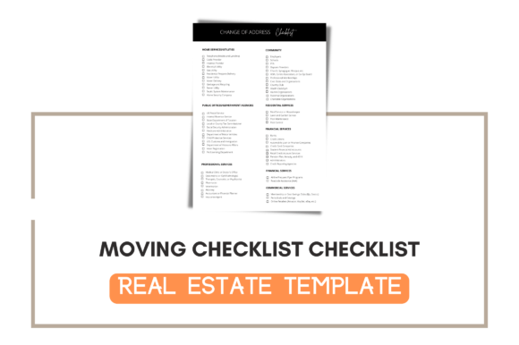 Review: Real Estate Change of Address Checklist