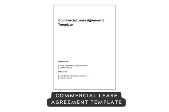 Simple Commercial Lease Agreement: Graphics & Templates